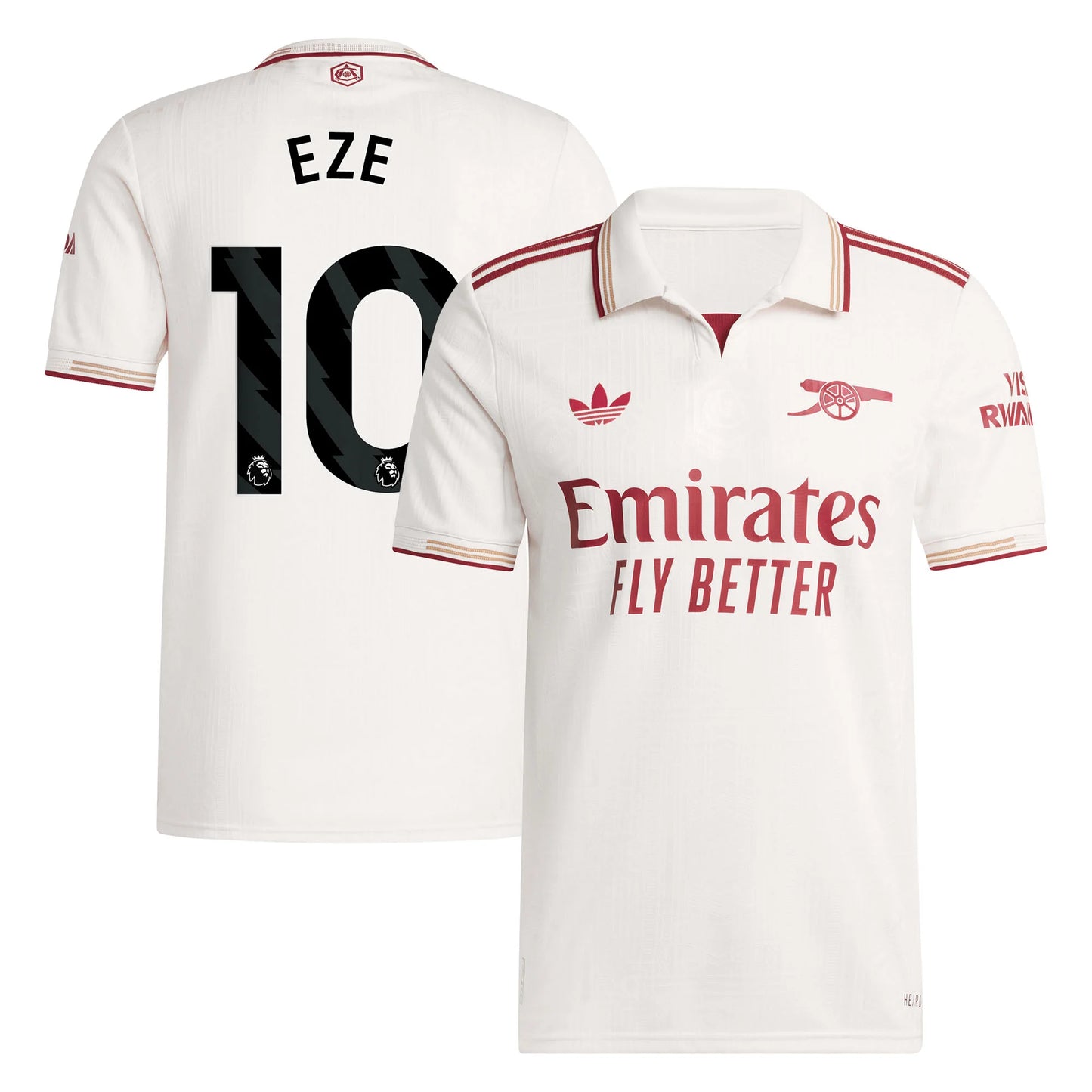 Arsenal 2025/26 Eze Third Jersey Cream