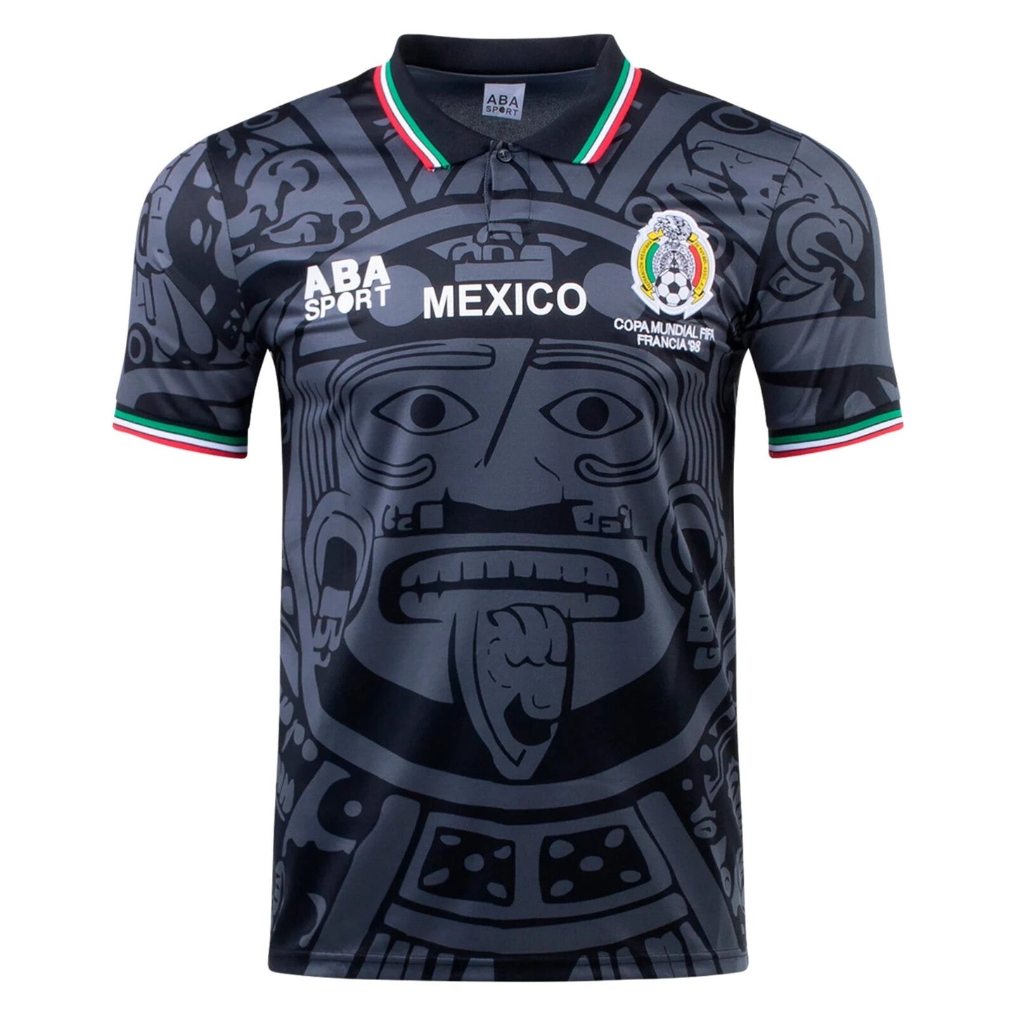 Mexico 1998 World Cup Black Jersey