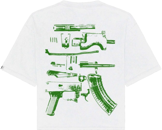 In Draco We Trust Oversized Tee White/Green