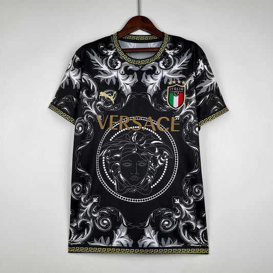 Italy Versace Black Concept Jersey